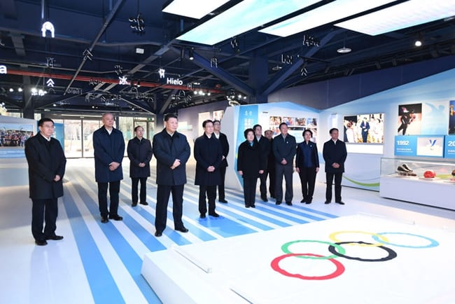 2019 年，习近平总书记考察首钢园区